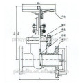 WCB gate valve flanged cuniform type gate valve russian standard